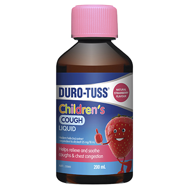 Duro-Tuss Children's Cough Liquid Strawberry 200mL