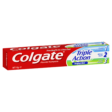 Colgate Triple Action Original Mint Toothpaste 110g