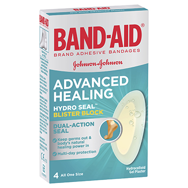 Band-Aid Advanced Healing Hydro Seal Blister Block 4 Pack