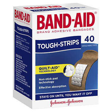 Band-Aid Brand Tough Strips 40 Pack