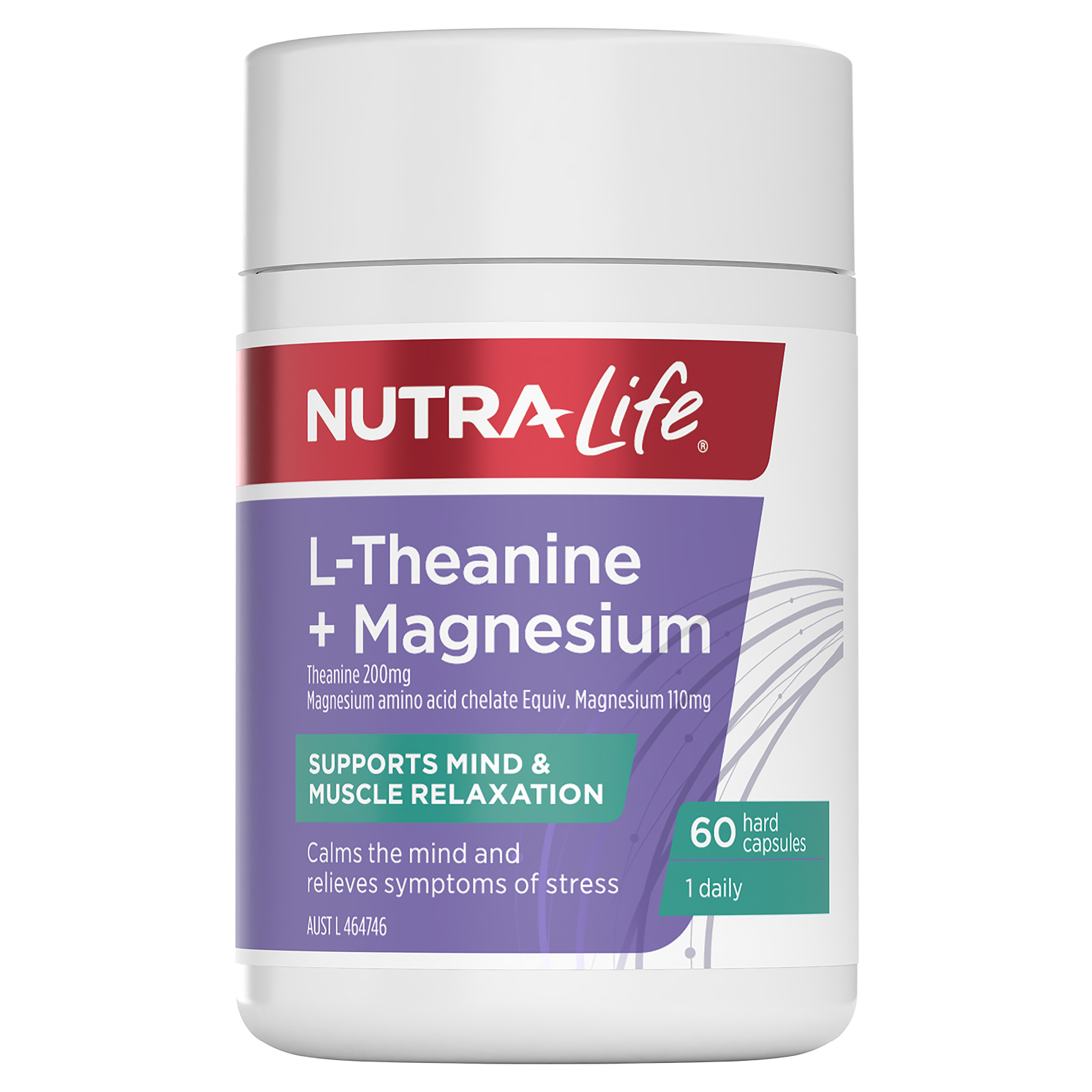 Nutralife L-Theanine + Magnesium 60 Capsules