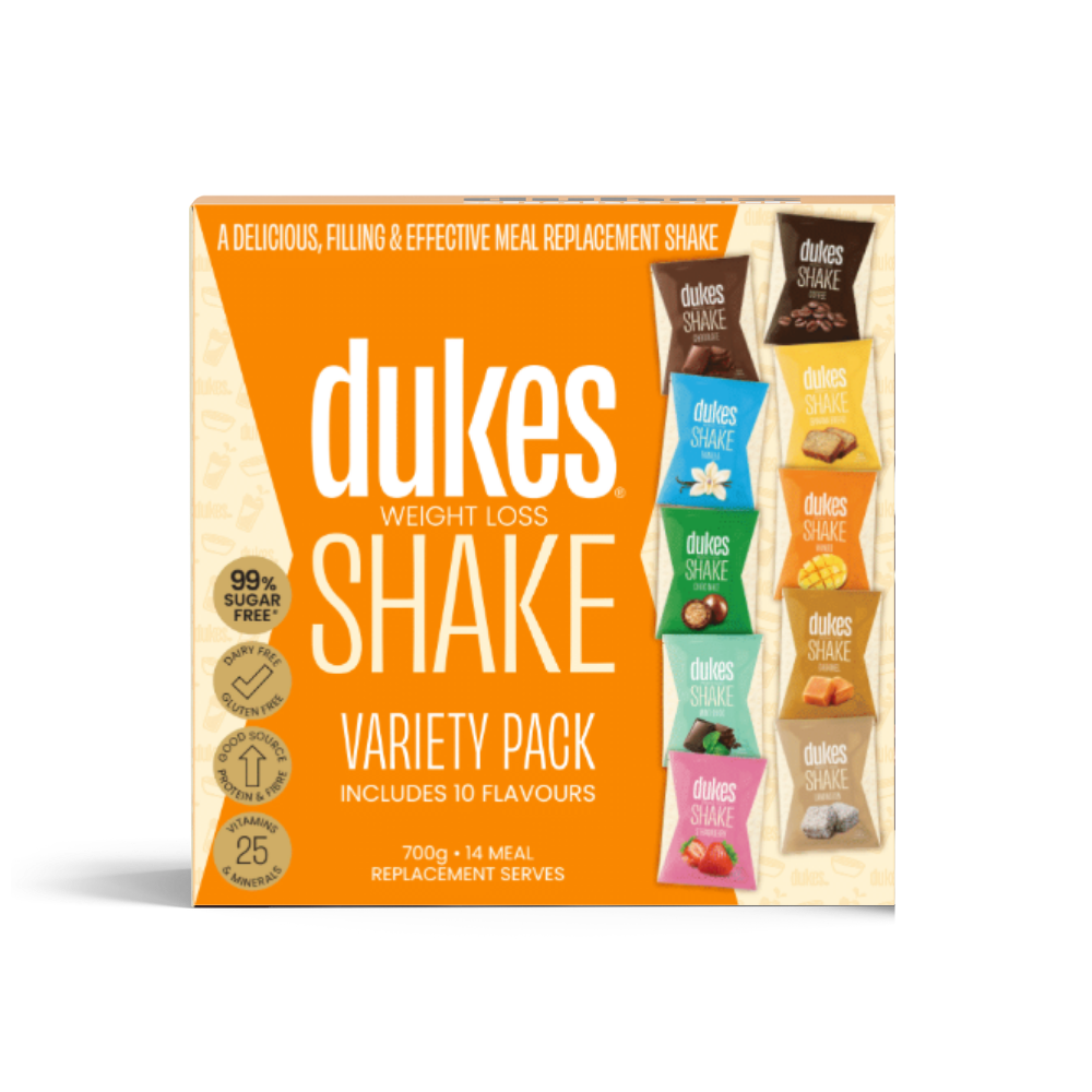 Dukes Weight Loss Shake Variety Pack 10 Sachets
