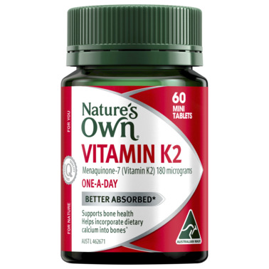 Nature's Own Vitamin K2 60 Tablets