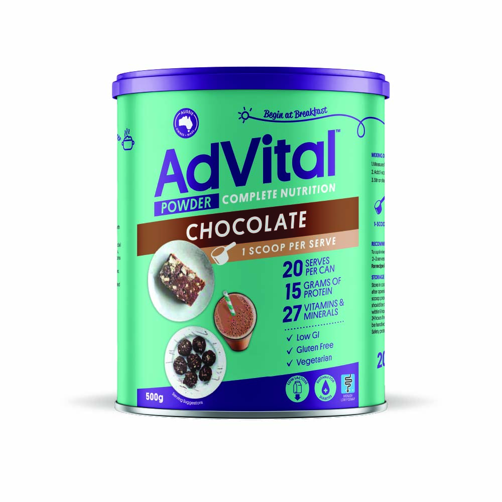 Advital Nutritionally Complete  Chocolate Powder 500g