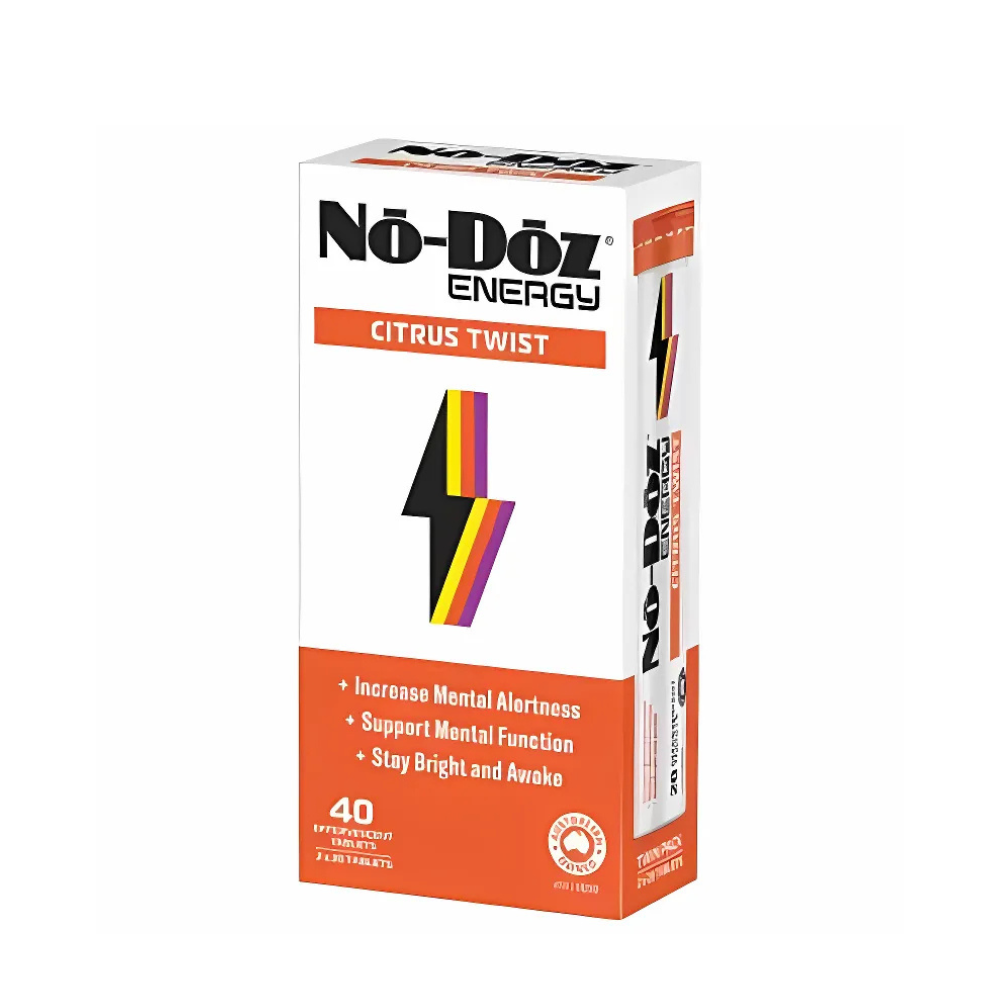 No-Doz Energy Citrus Twist 40 Effervescent Tablets