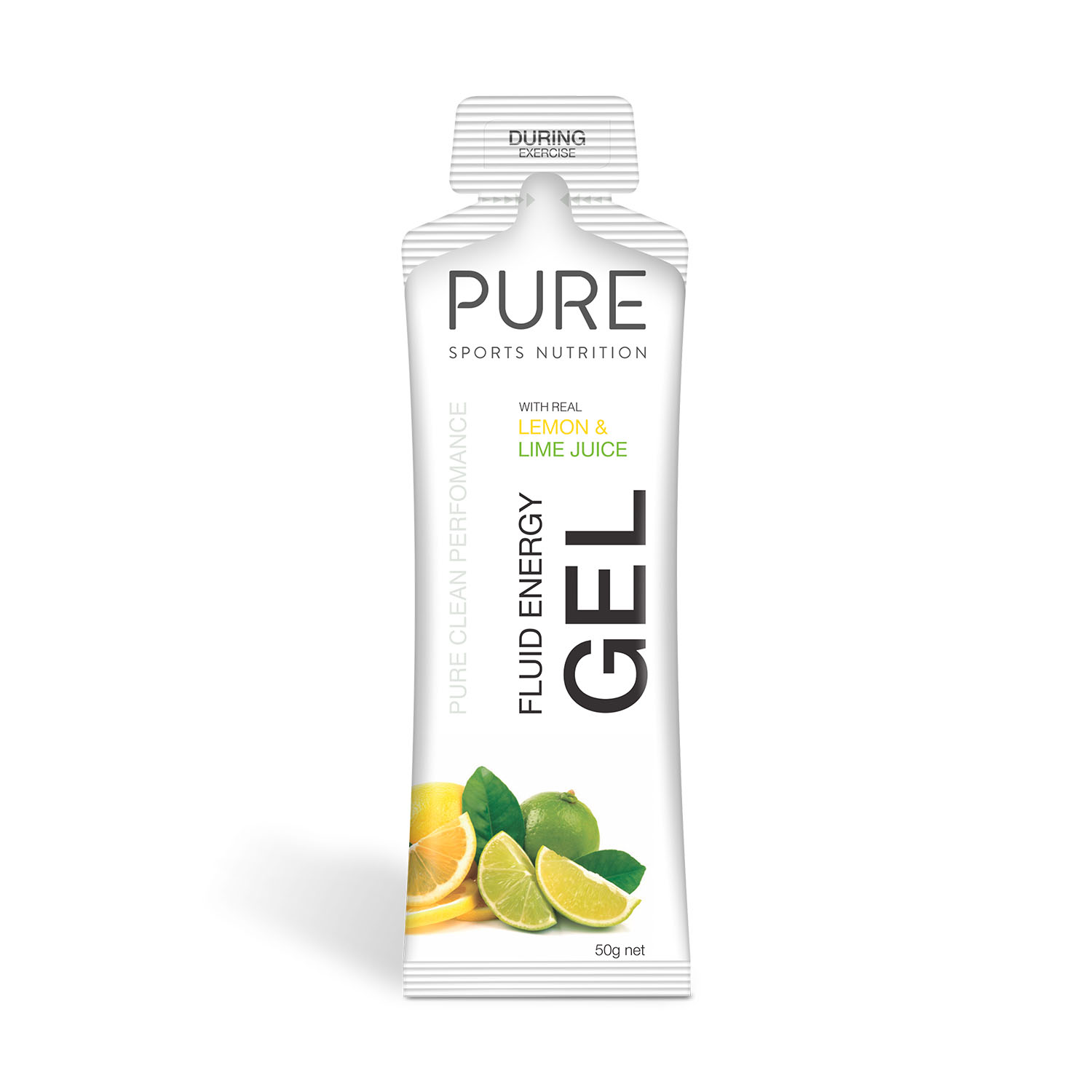 Pure Sports Nutrition Fluid Energy Gel Lemon & Lime 50g