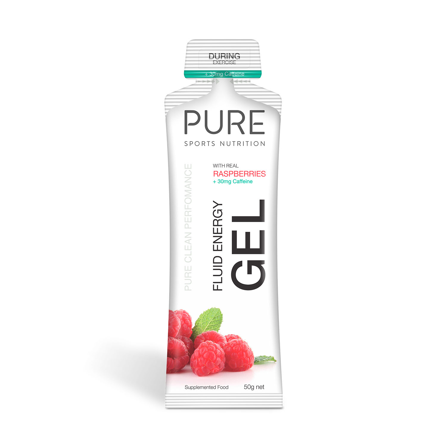 Pure Sports Nutrition Fluid Energy Gel Raspberry 50g