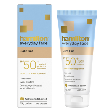 Hamilton Sun Everyday Face SPF 50+ Light Tint 75g