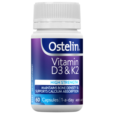Ostelin Vitamin D3 + K2 60 Capsules