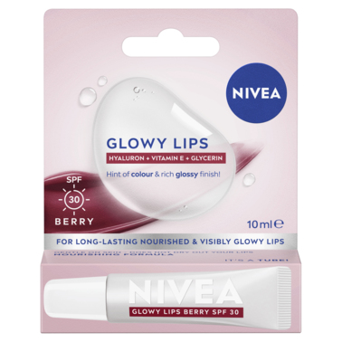 NIVEA Glowy Lips SPF 30 Tinted Berry 10g