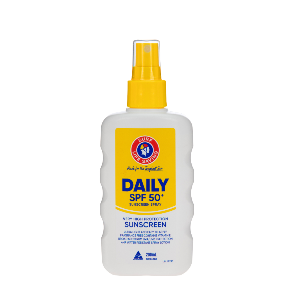 Surf Life Saving Sunscreen Daily SPF50+ Spray 200mL