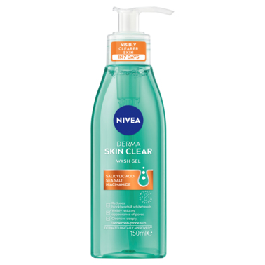Nivea Derma Skin Cear Wash Gel 150mL