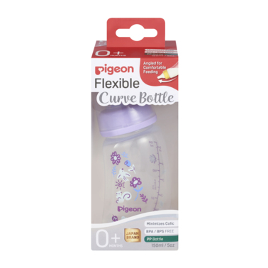 Pigeon Flexible Curve Bottle PP Garden 150mL
