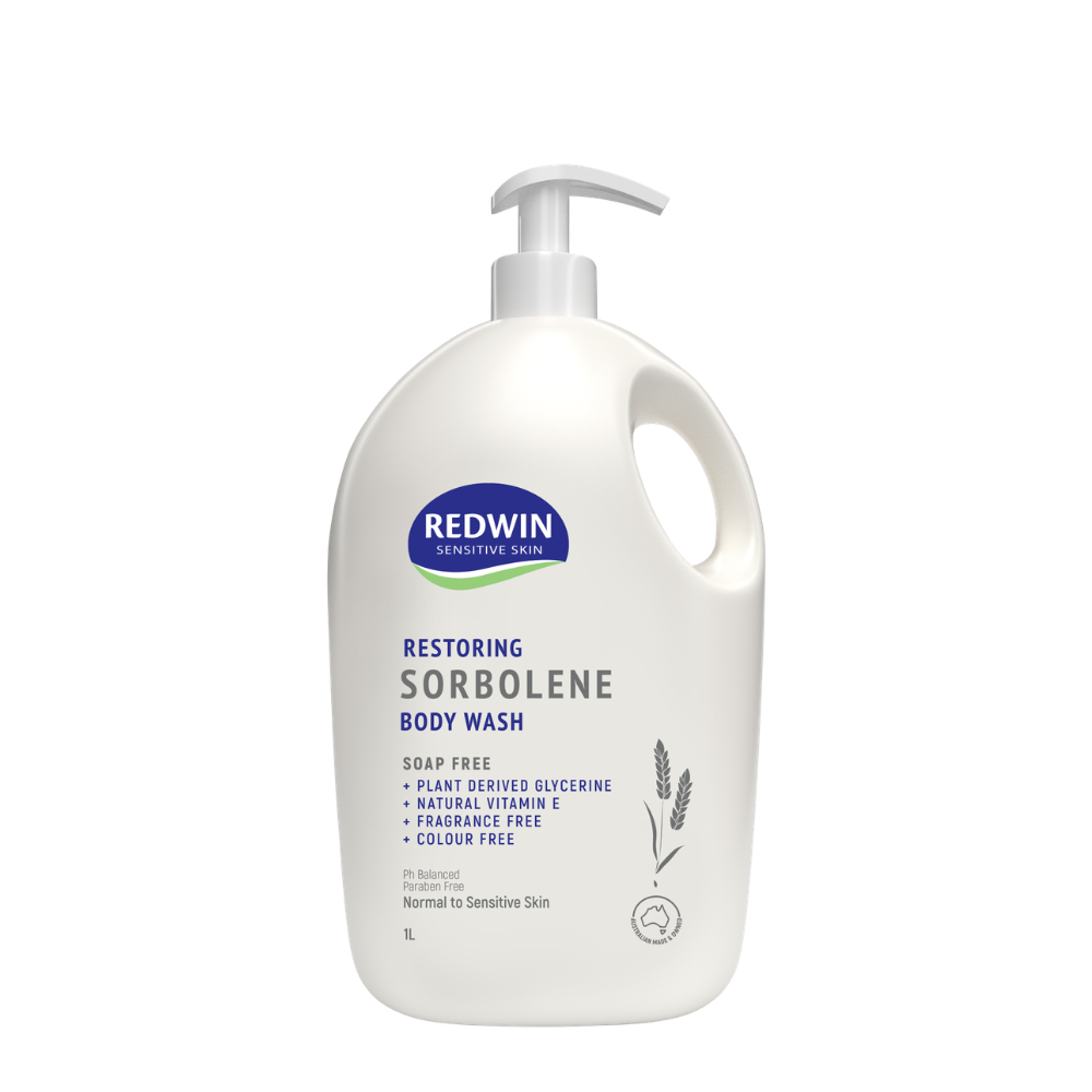 Redwin Restoring Sorbolene Body Wash with Vitamin E 1L