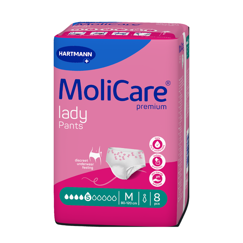 MoliCare Premium Lady Pants 5 Drops Medium 8 Pack