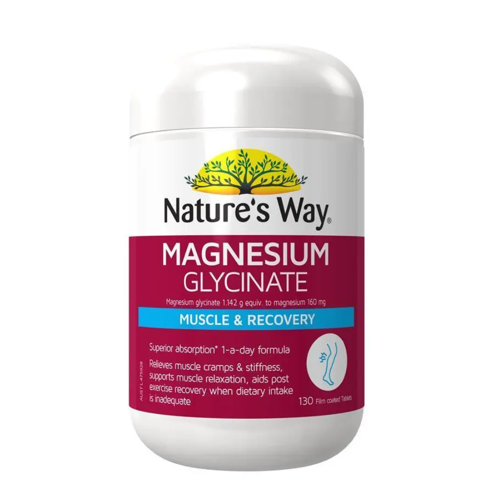 Nature's Way Magnesium Glycinate 130 Tablets