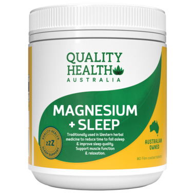 Quality Health Magnesium + Sleep 80 Tablets