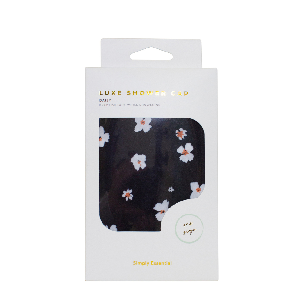 Simply Essential Luxe Shower Cap Daisy