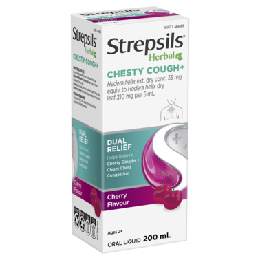 Strepsils Herbal Chesty Cough+ Liquid 200ml