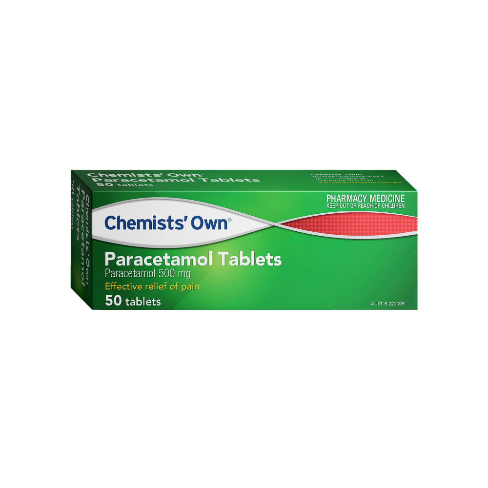 Chemists' Own Paracetamol 500mg 50 Tablets