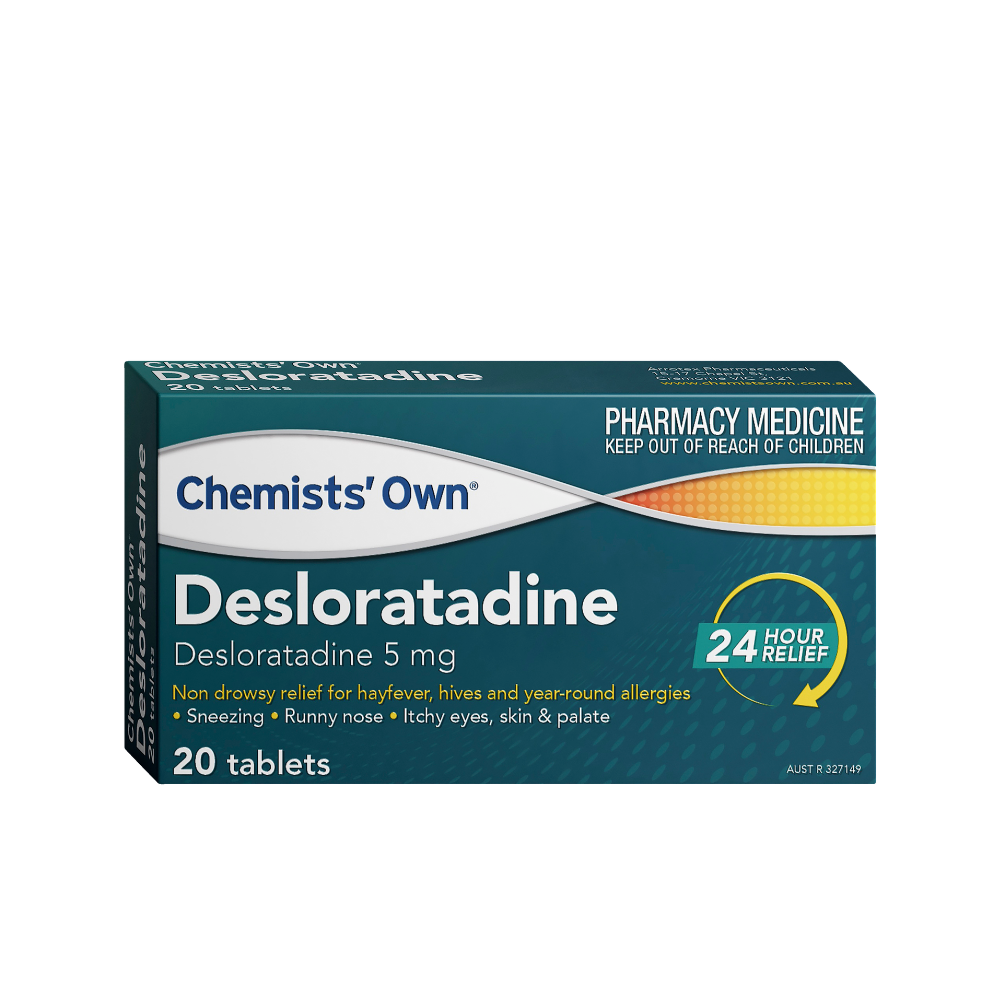 Chemists' Own Desloratadine 5mg 20 Tablets