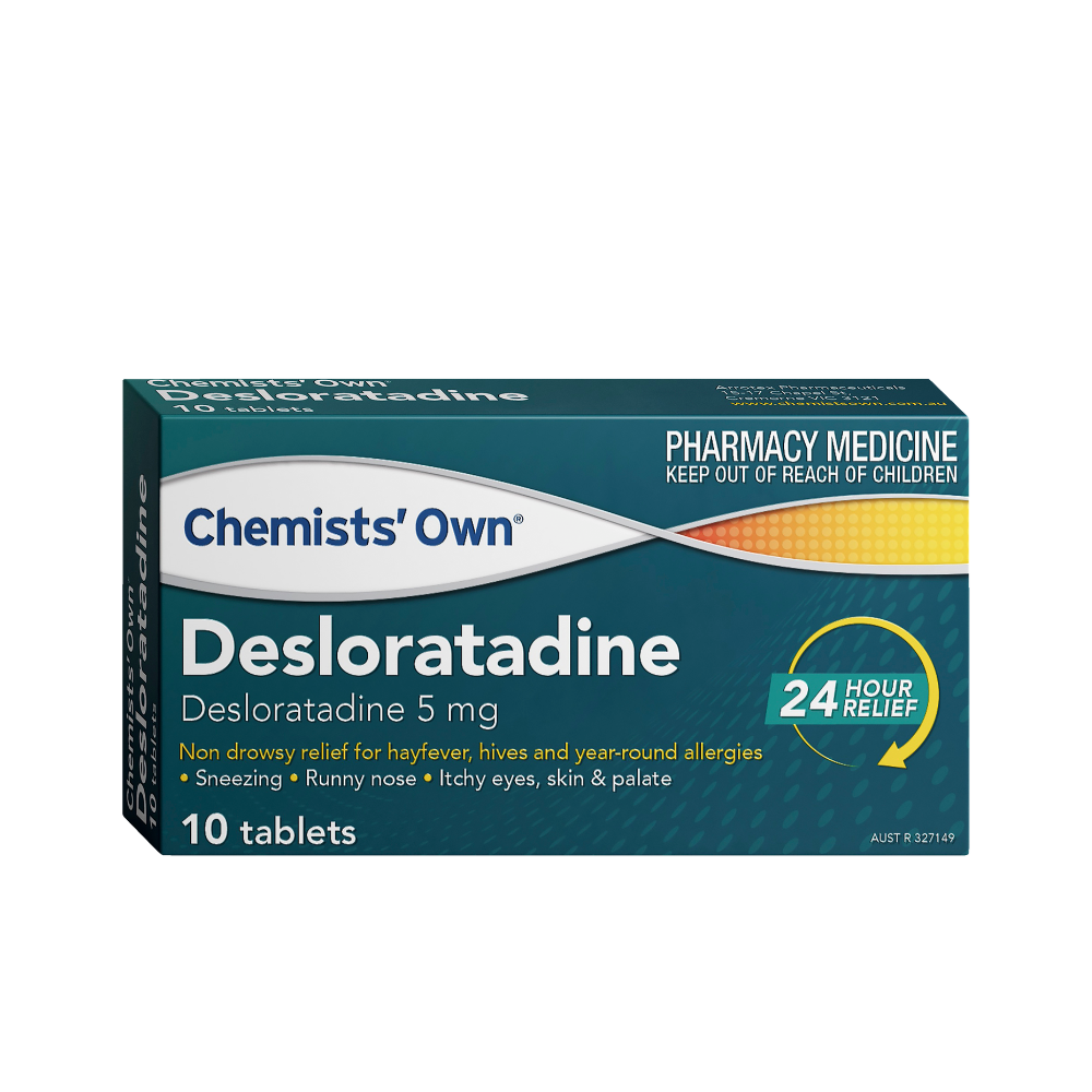 Chemists' Own Desloratadine 5mg 10 Tablets