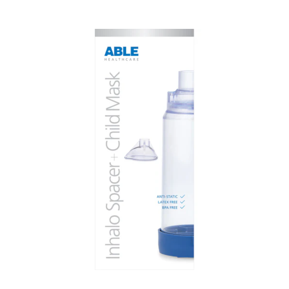 Able Inhalo Spacer with Child Mask