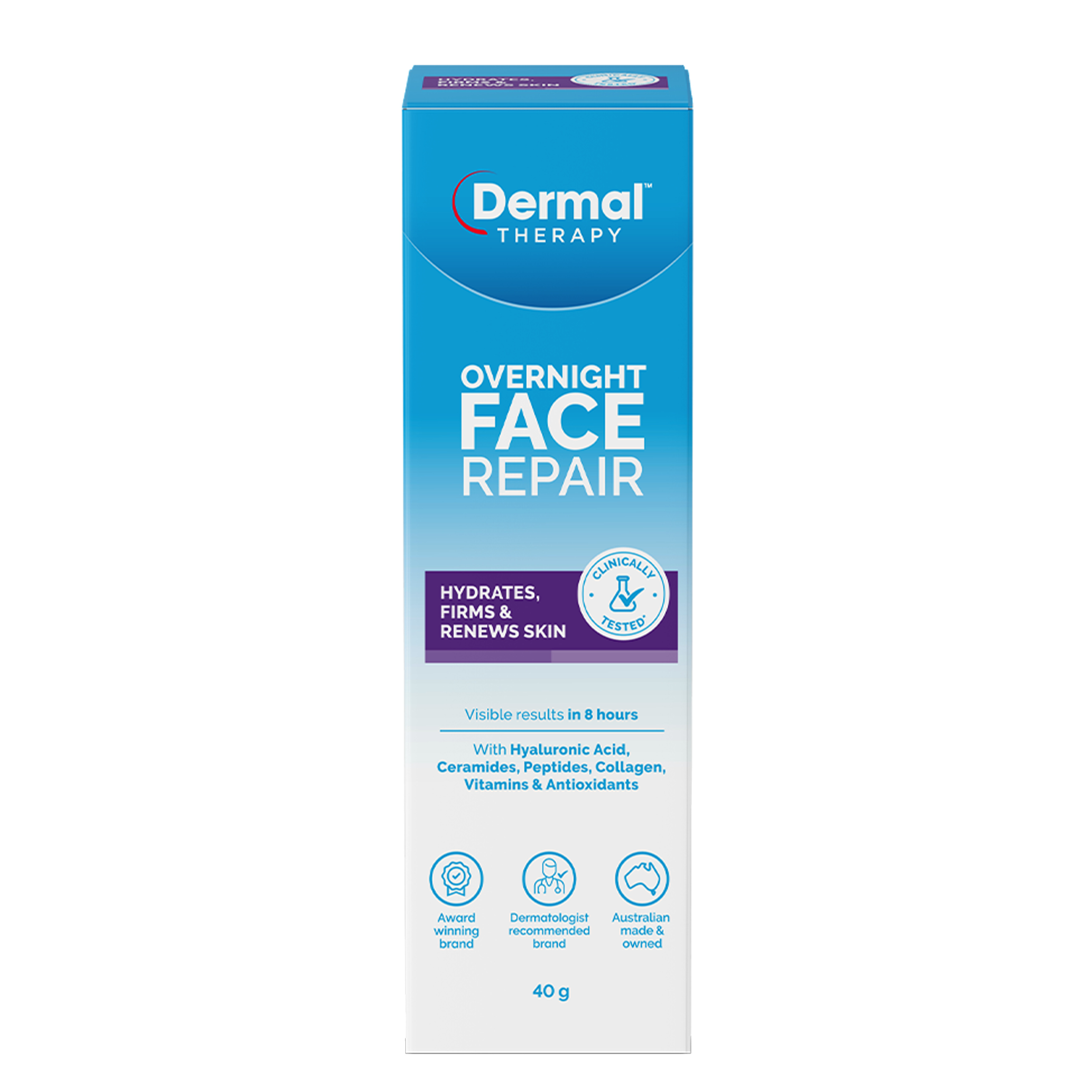 Dermal Therapy Overnight Face Repair Cream 40g