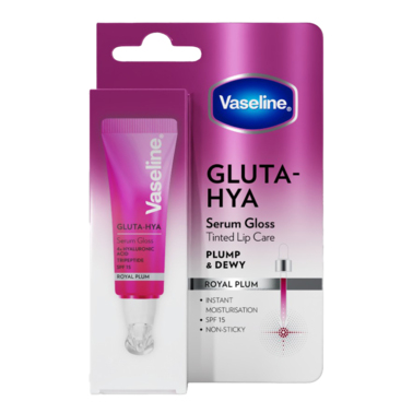Vaseline Gluta-Hya Lip Serum Gloss Royal Plum 10mL