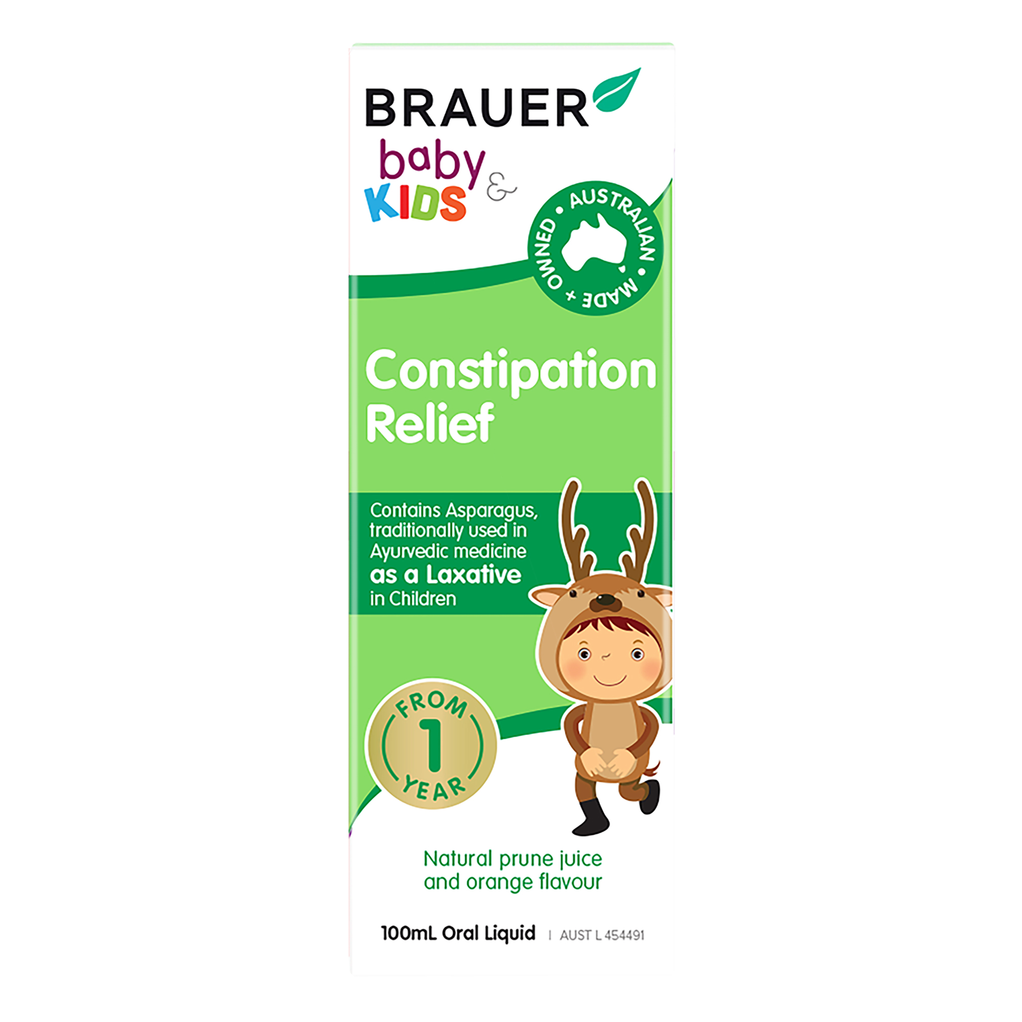 Brauer Baby & Kids Liquid Constipation Relief 100mL