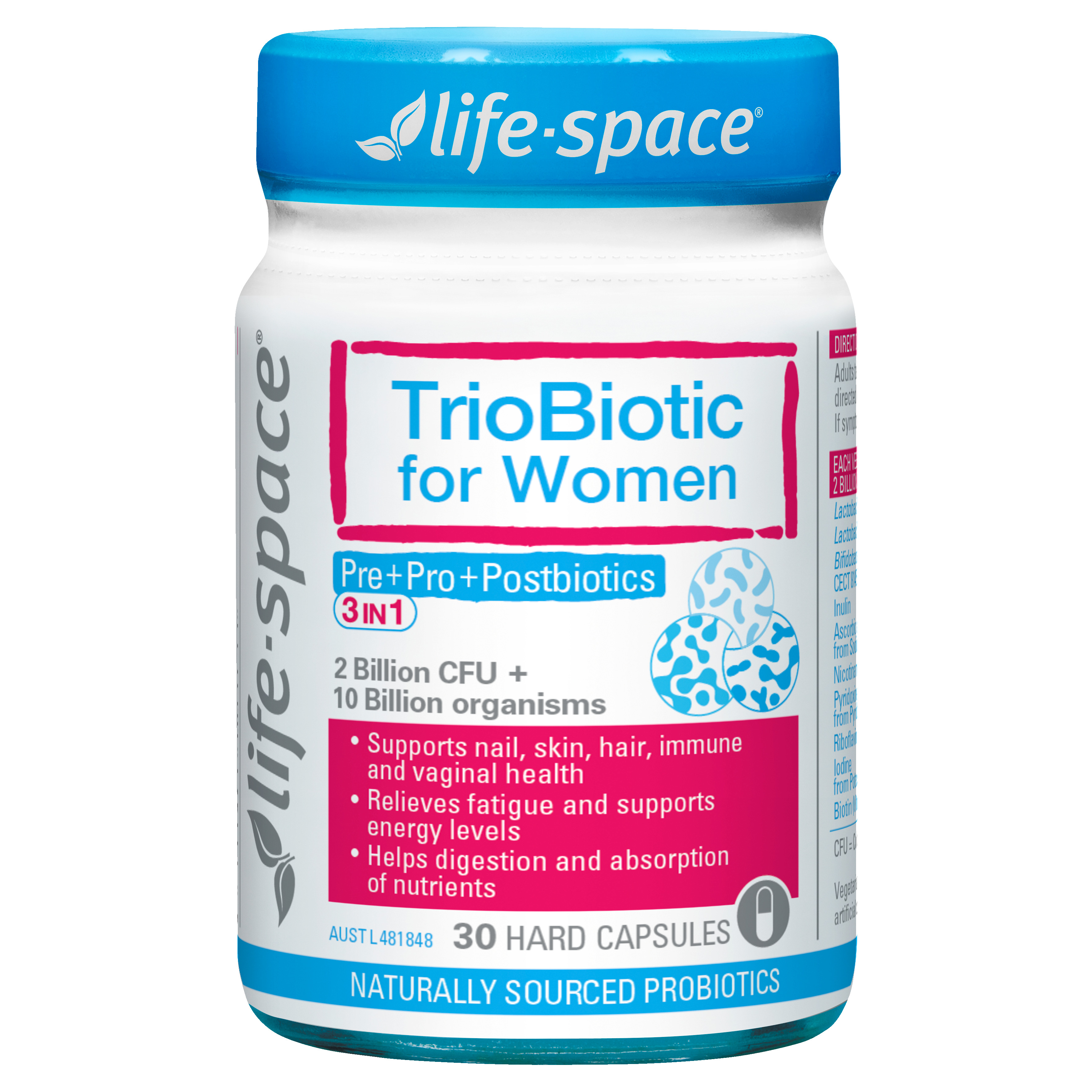 Life-Space Women's Triobiotic 30 Capsules