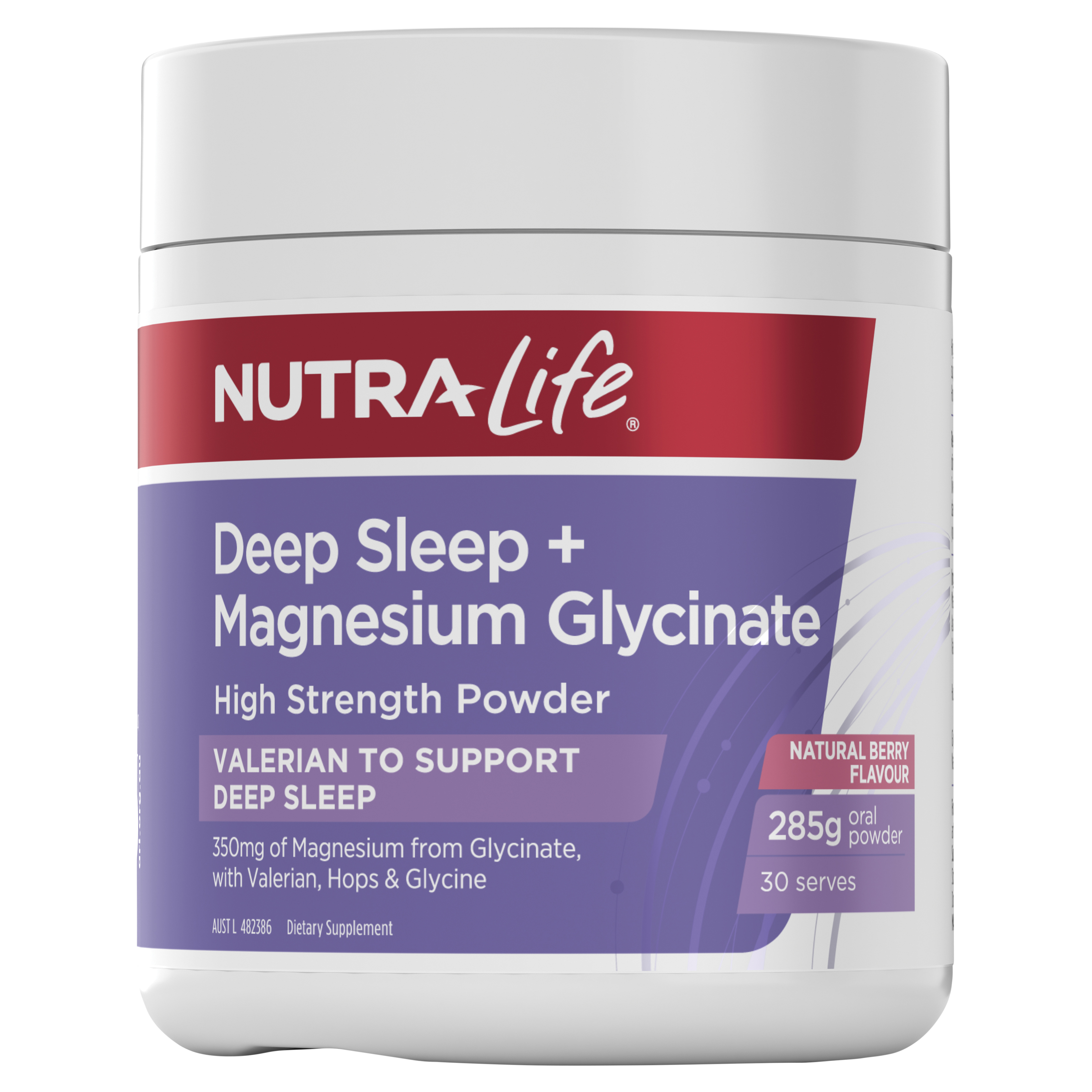 Nutra-Life Deep Sleep+Magnesium Glycinate Powder 285g