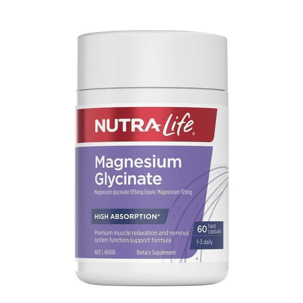 Nutra-Life Magnesium Glycinate 60 Capsules
