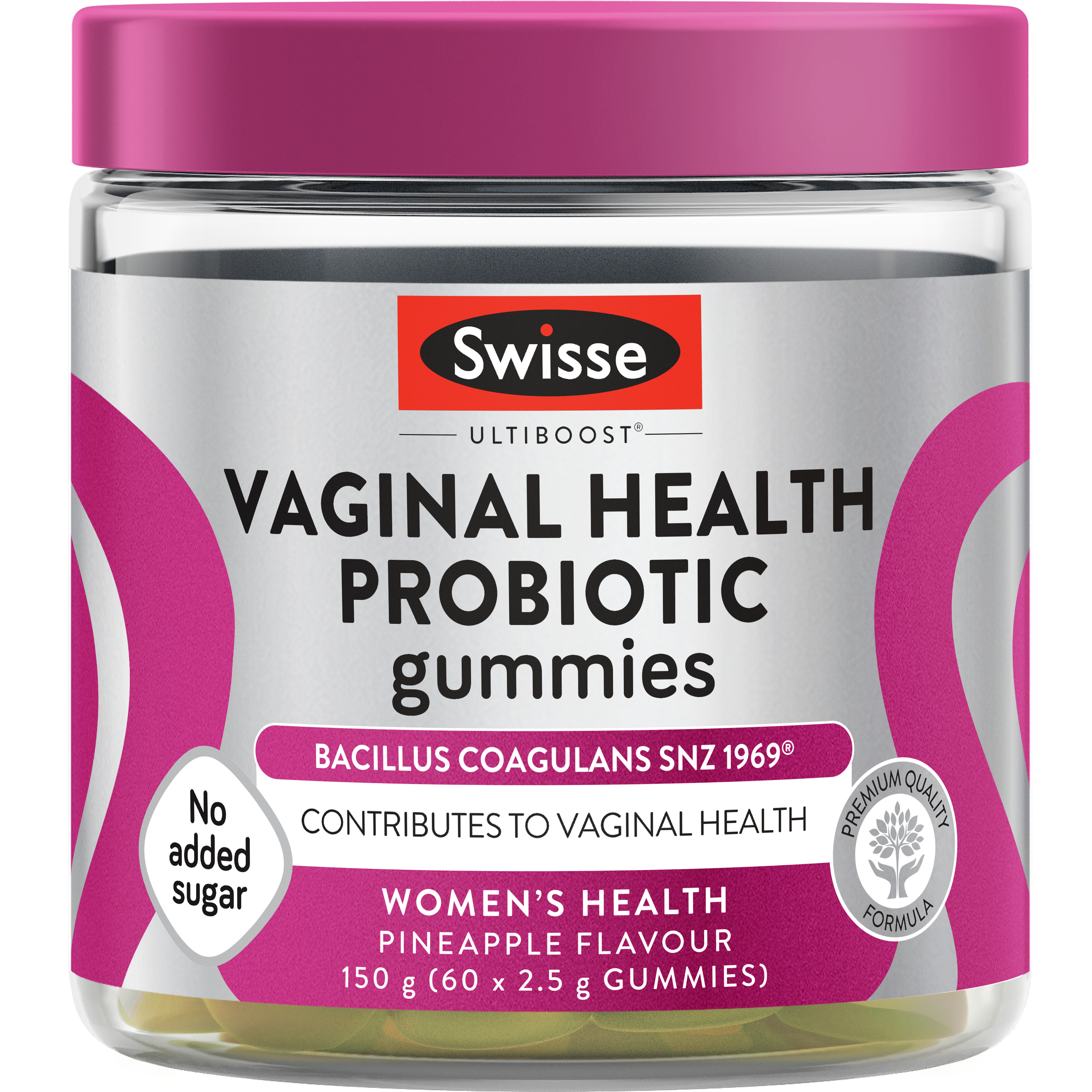 Swisse Vaginal Health Probiotic Gummies 60 Pastilles
