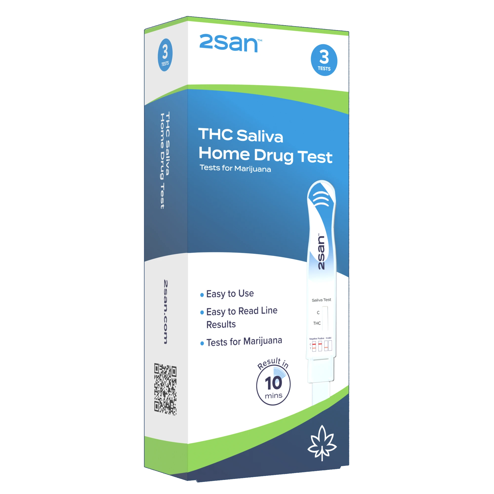 2San Marijuana Salvia Home Drug Test 3 Pack