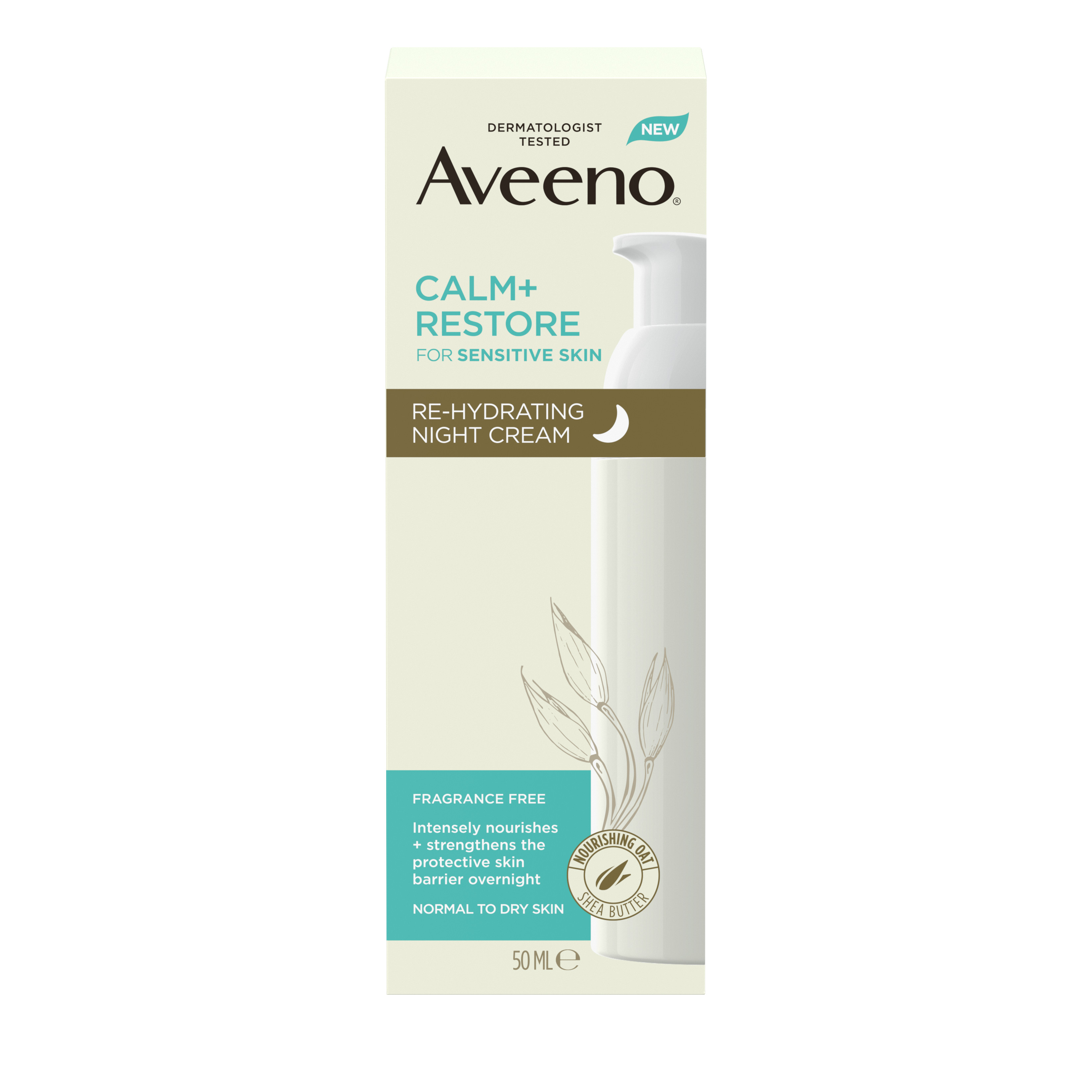 Aveeno Calm + Restore Rehydrating Night Cream 50mL