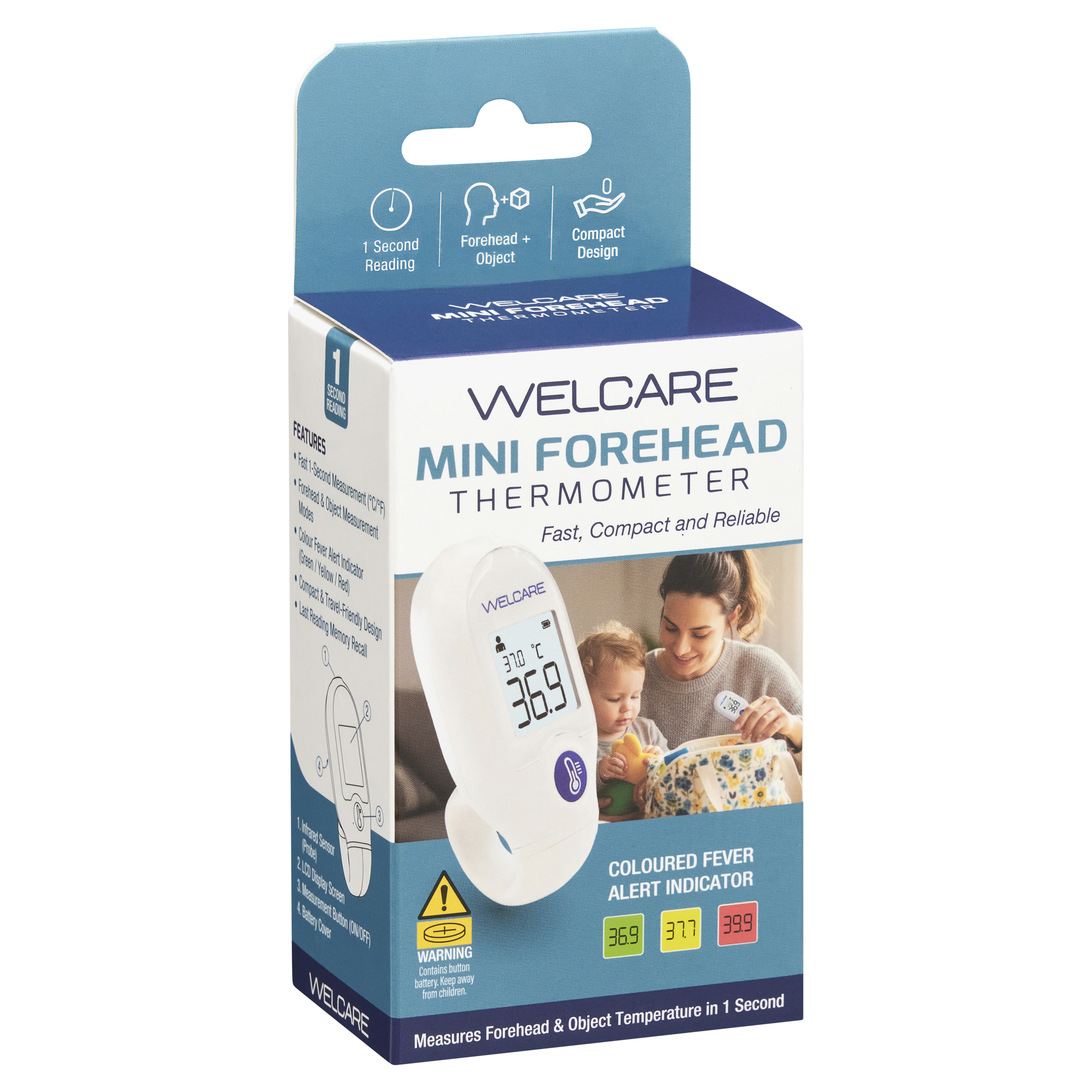 Welcare Mini Forehead Thermometer WFT100