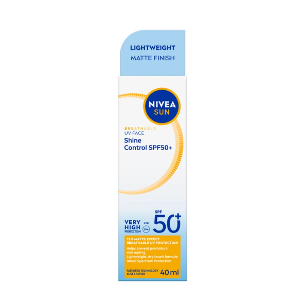 Nivea Sun Breathable UV Face Shine Control SPF 50+ 40mL