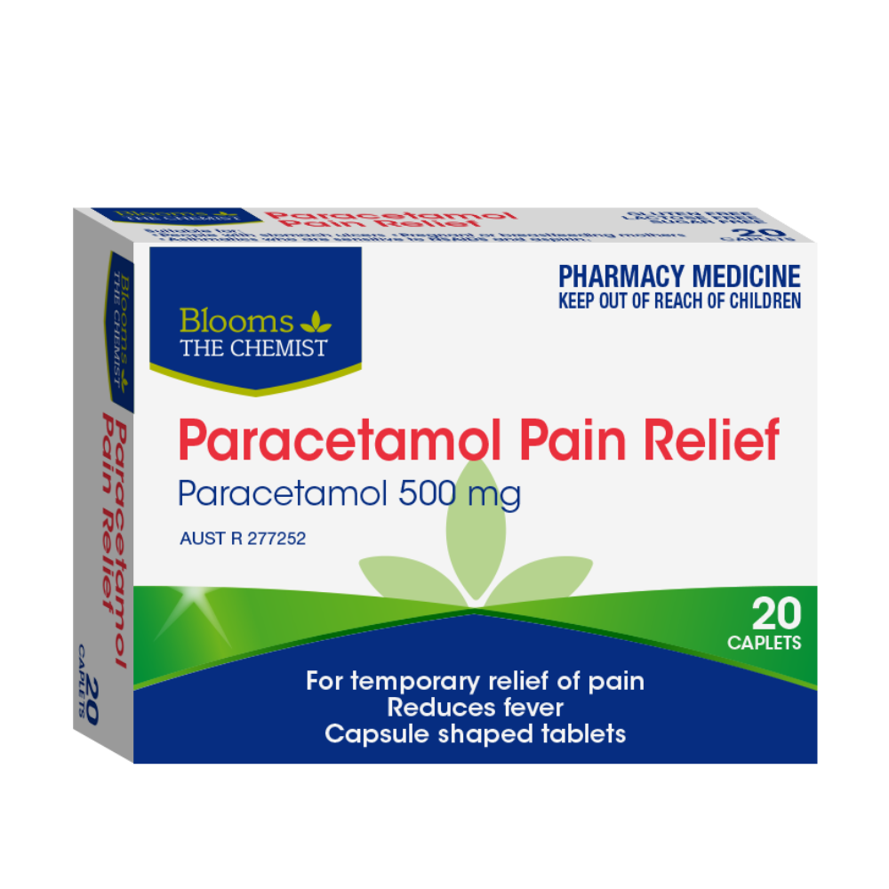 Blooms The Chemist 500mg Paracetamol 20 Caplets