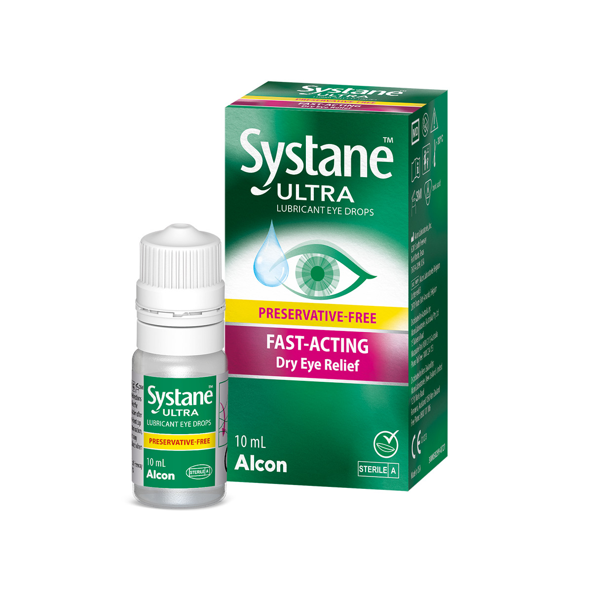 Systane Ultra Preservative-Free Lubricant Eye Drops 10mL