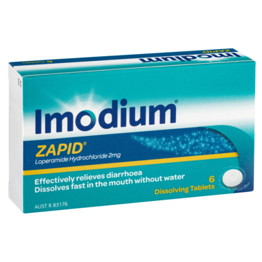 Imodium Zapid Diarrhoea 6 Tablets