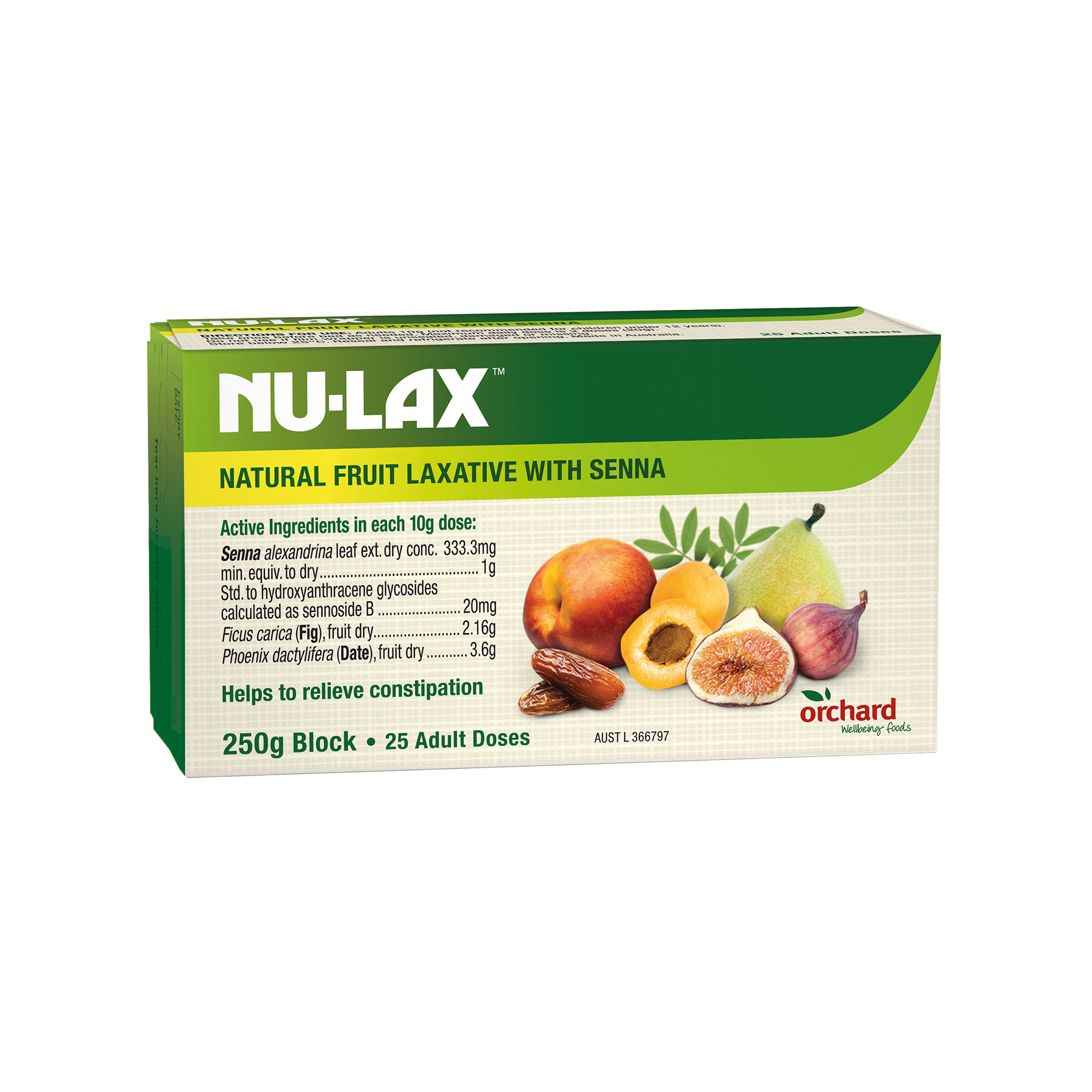 Nulax Fruit Laxative with Senna 250g
