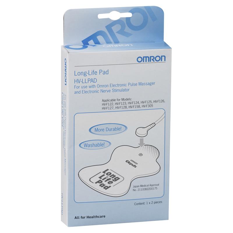 Omron  TENS Replacement Electrode Long Life Pads 2 pack
