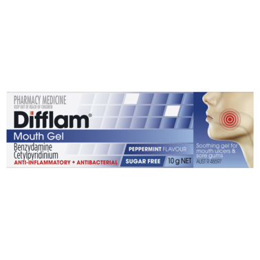 Difflam Mouth Gel Peppermint 10g