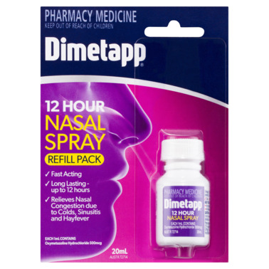 Dimetapp 12 Hour Nasal Spray Refill Pack 20mL