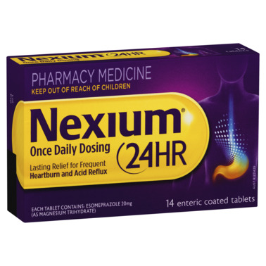 Nexium 24HR Once Daily 20mg - 14 tablets