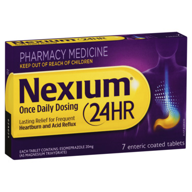 Nexium 24HR Once Daily Dosing Tablets 20mg - 7 tablets