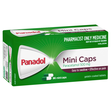 Panadol  Mini Caps 500mg 96 Capsules (S3)