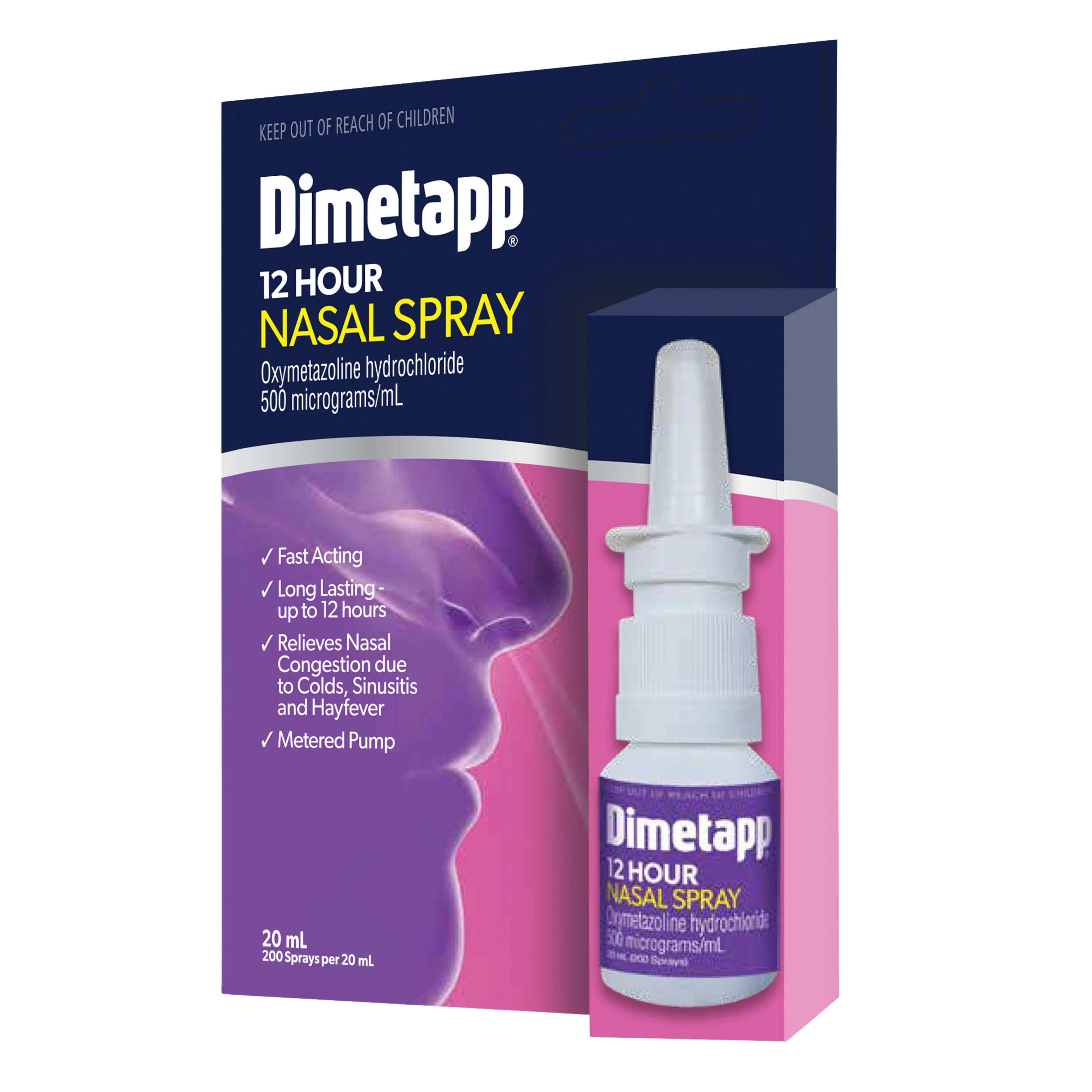 Dimetapp 12 Hour Nasal Spray 20mL