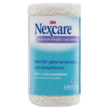 Nexcare Medium Crepe Bandage, 10cm x 1.6m